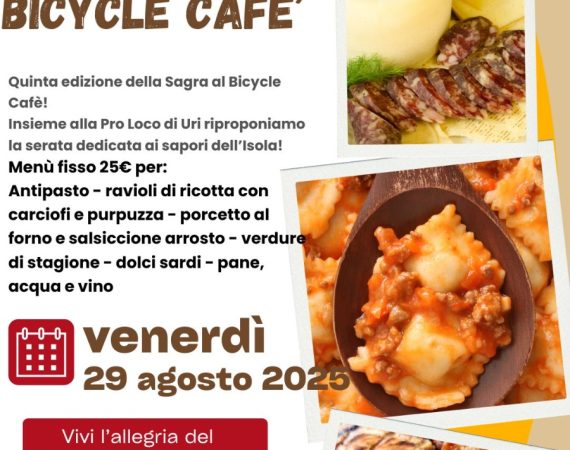 Sapori e profumi di Sardegna al Bicycle Cafè